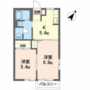 サニー・グランデ　Ｂ 201号-4