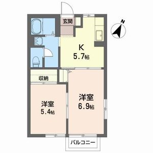 ディアス萩野　Ｂ 101号室