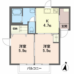 フラッツＮＳ 201号室