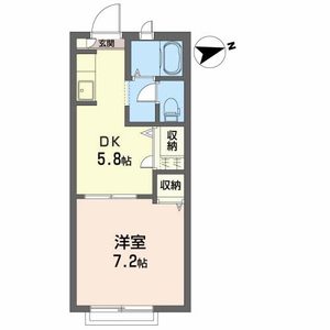 ビューハイツ南町　Ｂ 201号室