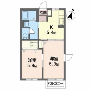 ハイツ駒下 203号室