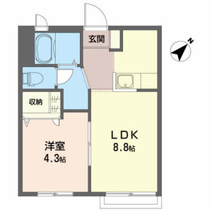 ホワイトオーク・ハイツ　Ａ 203号室