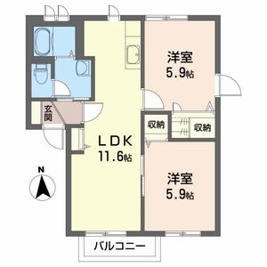メゾン中町　Ａ 102号室