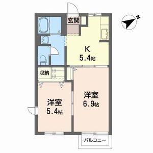 メゾン中町　Ｂ 202号室