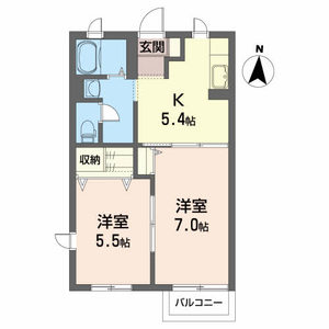 ハイツ西地蔵野　Ａ 102号室