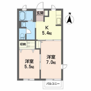 ハイツ西地蔵野　Ａ 201号室