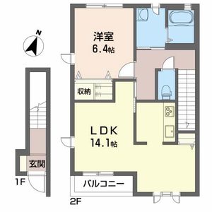 ビューハイツ山崎町　Ｂ 201号-16