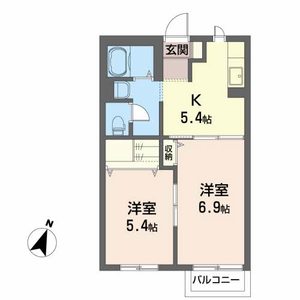 ビューハイツ山崎町 C 102号-6