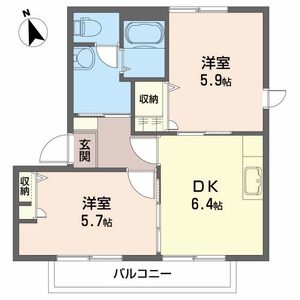 シャーメゾン本館　Ｂ 201号室