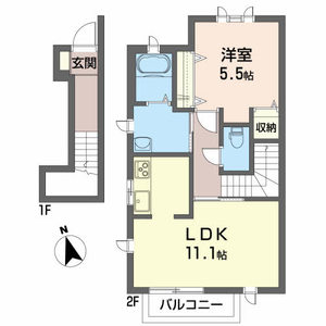 シャーメゾン笹森 202号室