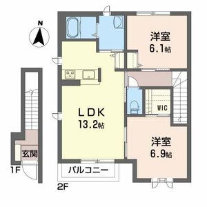 ジョイカーム　Ｅ 201号室