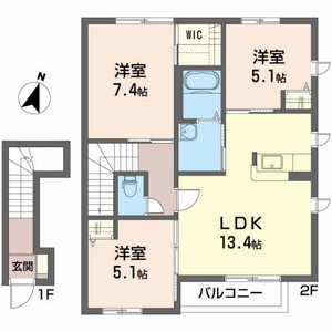 ジョイカーム　Ｇ 202号室