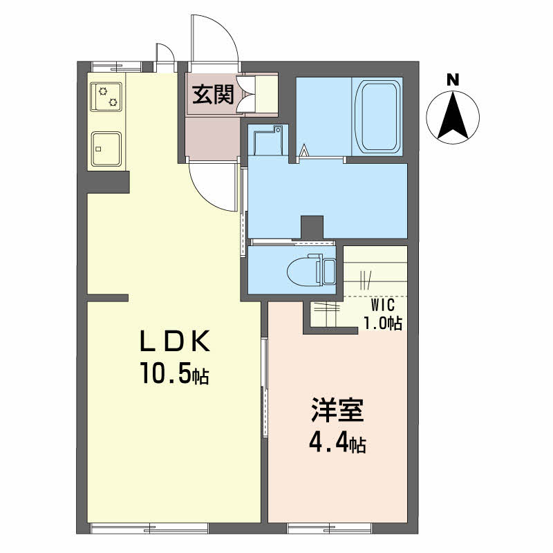 コンフォルタ藤沢町　Ｂ 102号-16