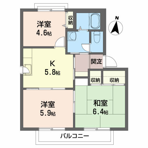コンフォルタ藤沢町　Ｅ202-2