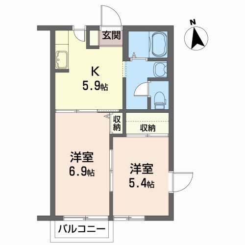 パセオわかば　Ｄ 201号-5