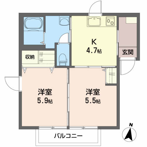フラッツＮＳ 201号-16