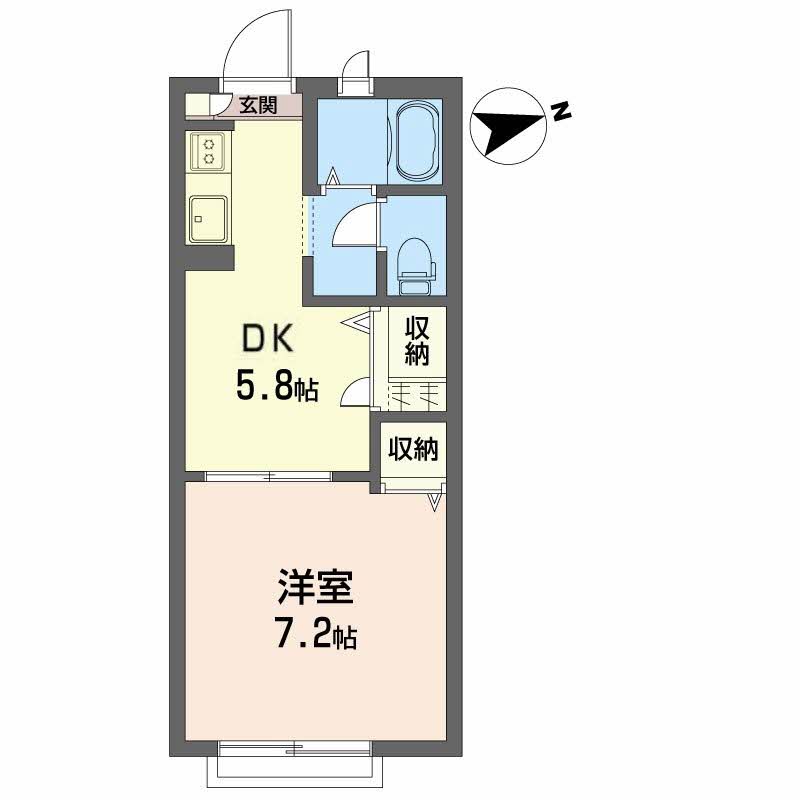 ビューハイツ南町　Ｂ 101号-16