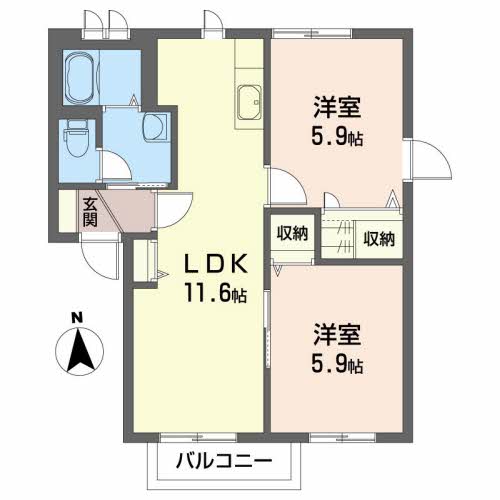メゾン中町 A 102号-5