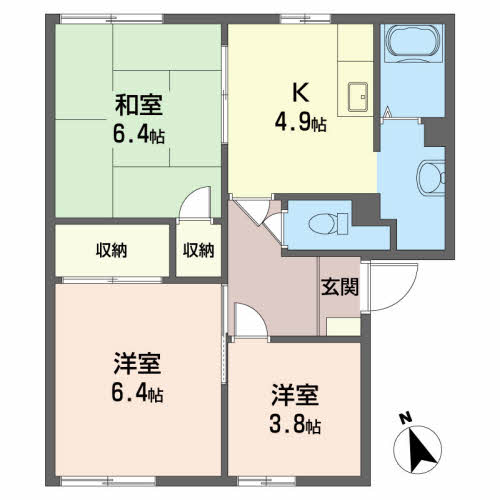 ハニーハイツ A 101号-16