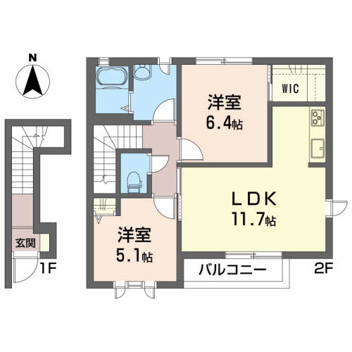 プラザ・カナン弐番館202-2