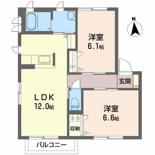 シャーメゾン・インター　Ｂ 102号-16