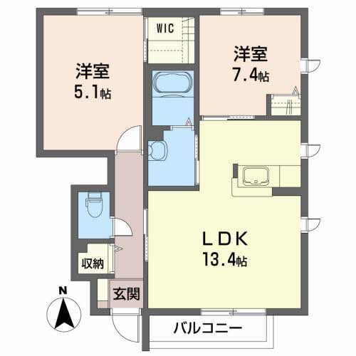 リオ　ガーデン　Ｂ 102号-2