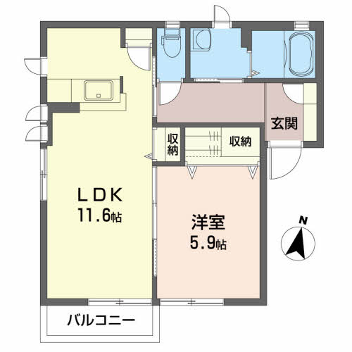 シャーメゾン・ヤマト 101号-6