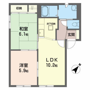 サンリバーＣ 101号室