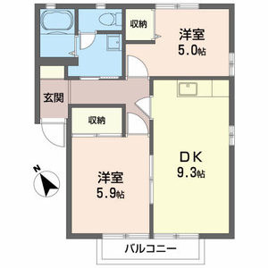 サイレントヒルズＢ 202号室