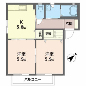ルミエールＢ 201号室