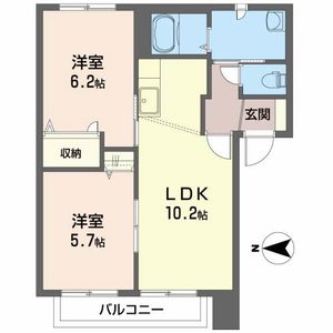 エーデルハイムＢ 202号室