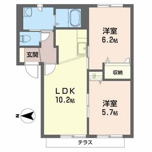 エーデルハイムＢ 101号室