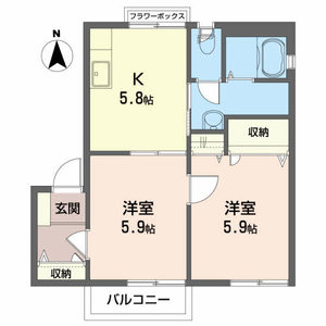 グランソレイユＡ 202号室