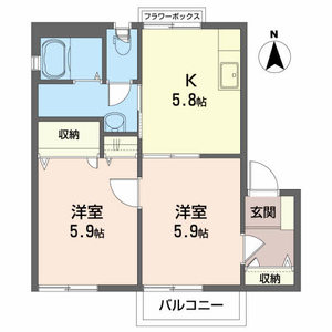 グランソレイユＡ 201号室