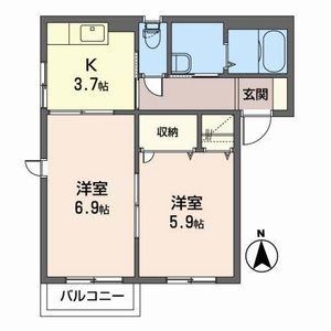 ヴィラージュＣ 101号室