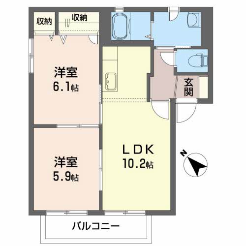 ヴェルドミール御所野A 101号-9