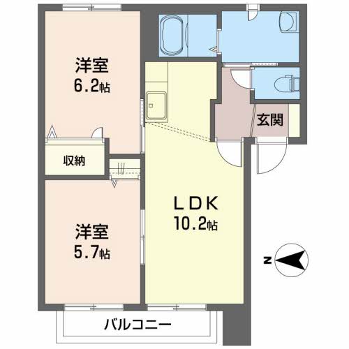 エーデルハイムＢ202-2