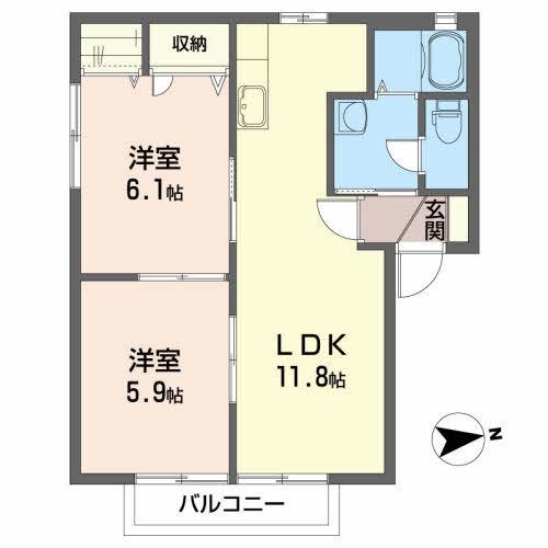 ヴィラハピネス201-2