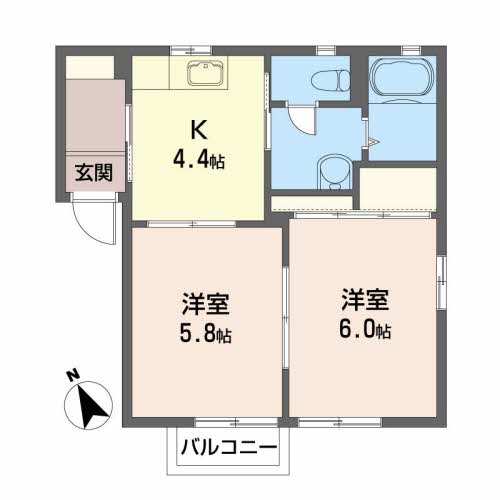 ドリーム仁井田Ｂ102-2