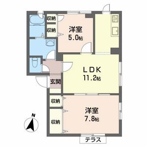 コモンライフ中佃 102号室