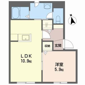 シャーメゾンルミエールＢ 102号室
