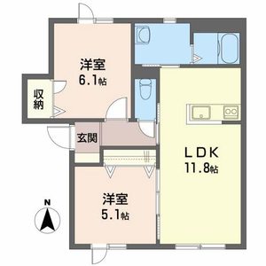 シャーメゾンミチコ 202号室