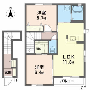 シャーメゾンルーチェ 202号室