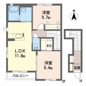 シャーメゾンクレールＢ 201号室