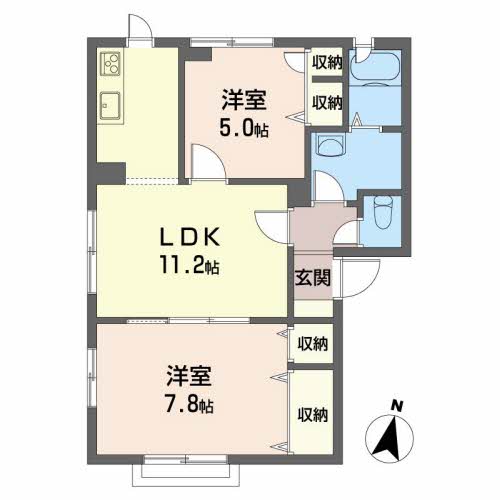 コモンライフ中佃201-2