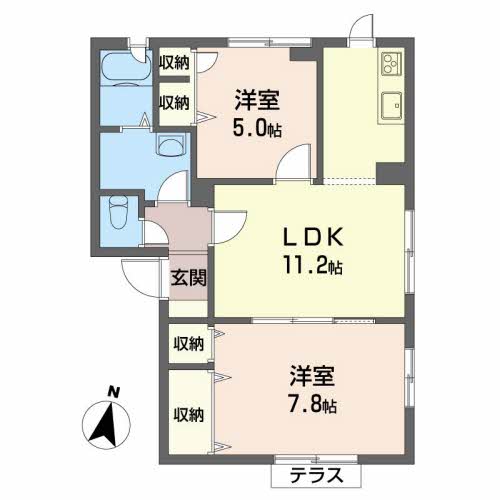 コモンライフ中佃 102号-16