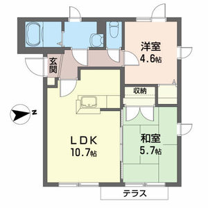 キャップ・類家 102号室