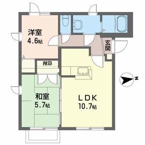 キャップ・類家 201号室