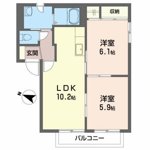 グレース城下Ｄ 201号-16