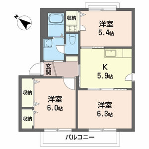 ウエスタンキャッスルB 202号-16